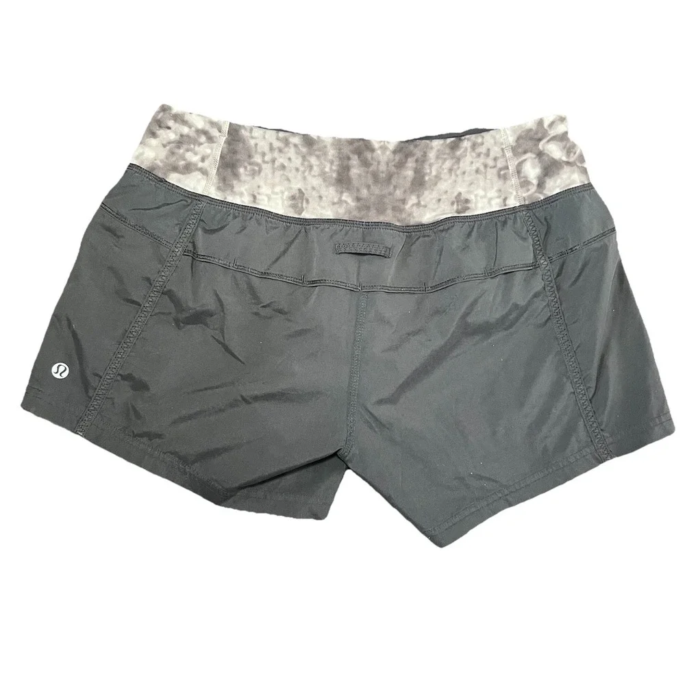 Lululemon Womens Size 6 Athletica Running Shorts Brief Liner Gray - Picture 2 of 11